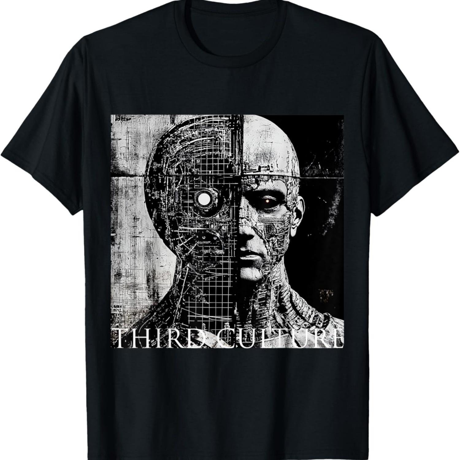 CYBERPUNK ANDROID DIAGRAM T-Shirt S чёрный