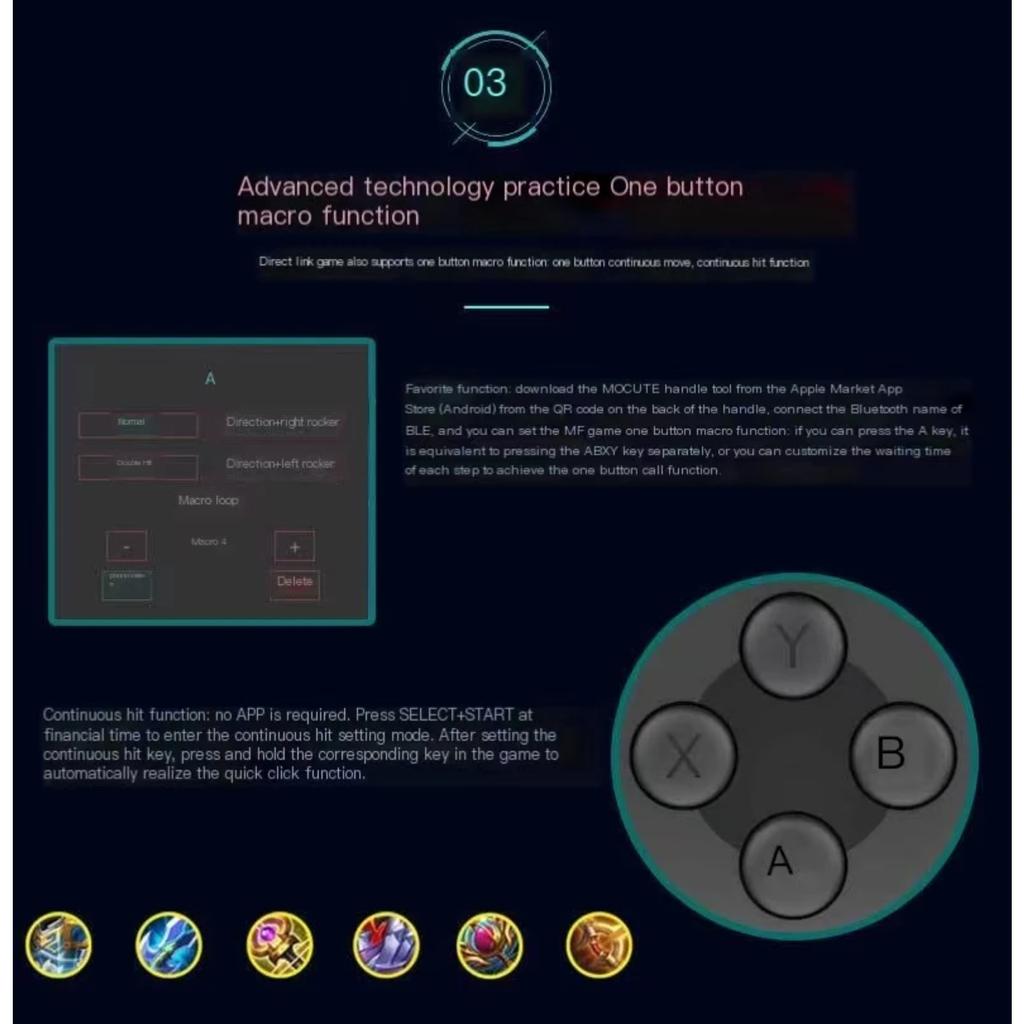 Split Type BT Wireless Game Controller for Android IOS Mobile Phones PC Win Gamepad Joystick Video Game Accessories Controller