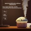 Small USB Portable Humidifier Silent Large Mist Humidifier with 7 Color LED Lights for Bedroom Office Desk