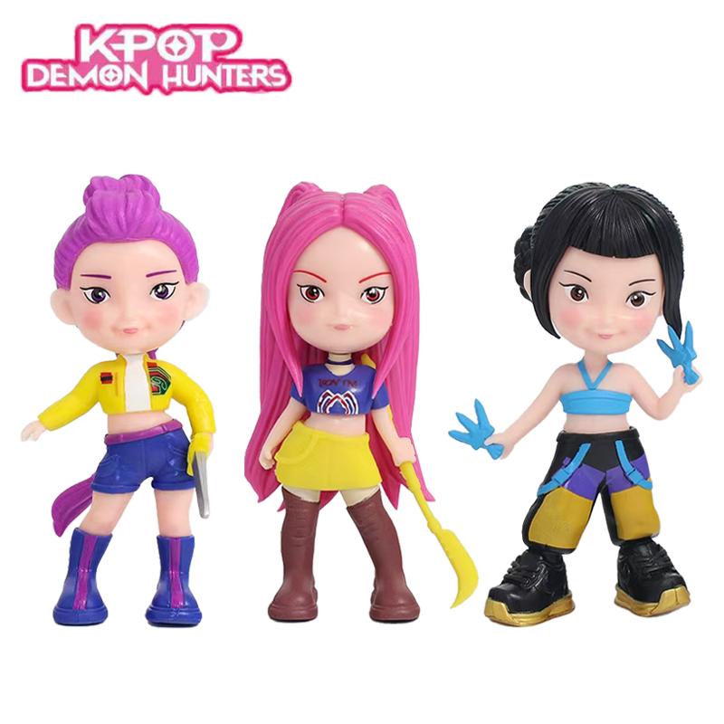 anime k pop devil hunter doll vinyl toy Rumi Mira Zoi character vinyl mask ornament toy birthday gift