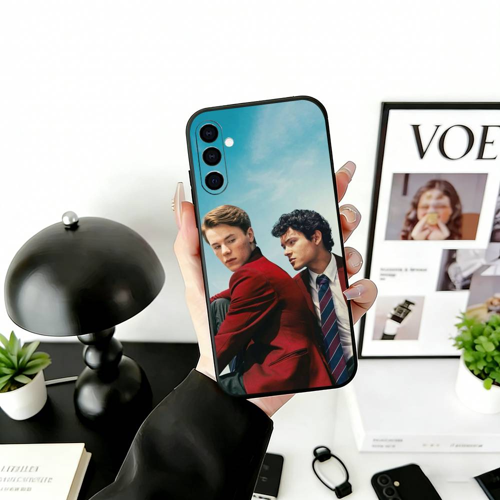 Y-Young R-Royals S3 Handyhülle Für Samsung Galaxy A73,A72,A71,A70,A53,A52,A51,Weiche Silikon Schwarze Hülle