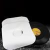10Pcs 7/10/12 Inch Vinyl Record Inner Sleeves Anti-Static White Kraft Paper Record Inner Bag Protectors Rounded Corne With Hole