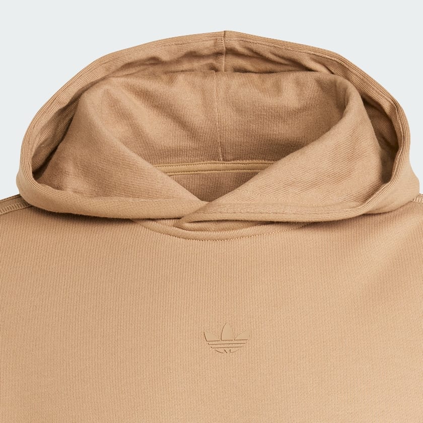adidas Originals Men's Loose Fit 3-Stripes Hoodie Beige IY2290