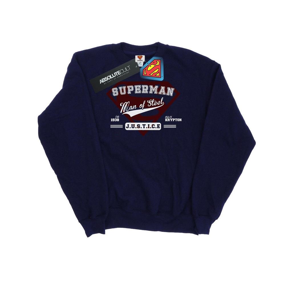 DC Comics Mens Superman Man Of Steel Sweatshirt