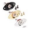 Electric Guitar/Bass Pickup Jack 6.35mm Oval Pickup Jack Oval Guitar Jack