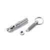 New Stainless Steel Adjustable Ultrasonic Dog Whistle, 1Pc Silent Pet Training Whistle For Recall & Behavior, Silver Portable