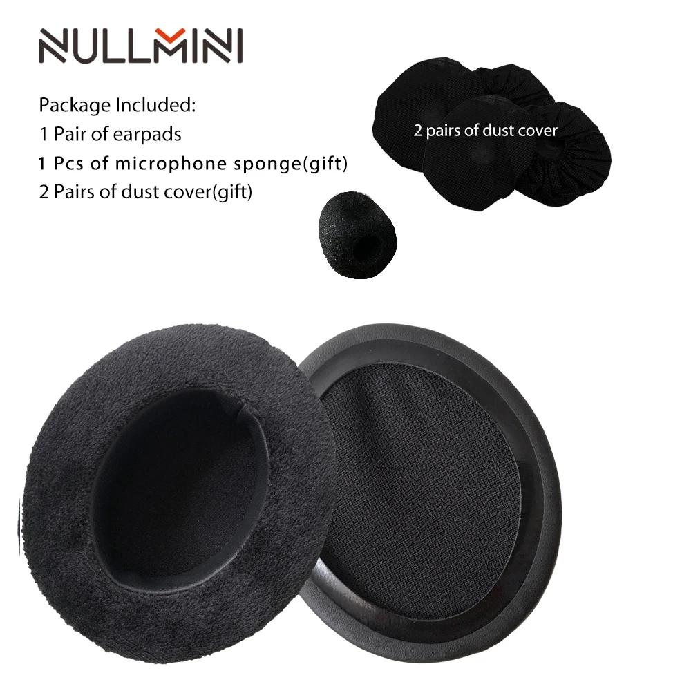 NullMini Replacement Earpads for HyperX Cloud II Headphones Headband Earmuff Thicken Leather Velvet Sleeve Headset