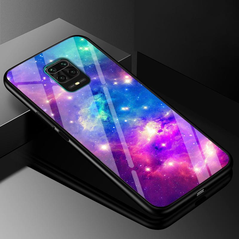 Tempered Glass Case for Xiaomi Redmi 9 9A 8 8A Mi Note 10 Lite Ultra Pro Cover Redmi Note 9S 9 Pro Max 9T SE 8 8T 7 Hard Case
