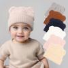 Infant Knitted Hat With Windproof Warmth For Spring Autumn Baby Girls