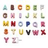 5Pcs Alloy Small Colored Drip Oil Letter Beads Bead For DIY Handmade Materials Bracelets Necklaces Jewelry Making