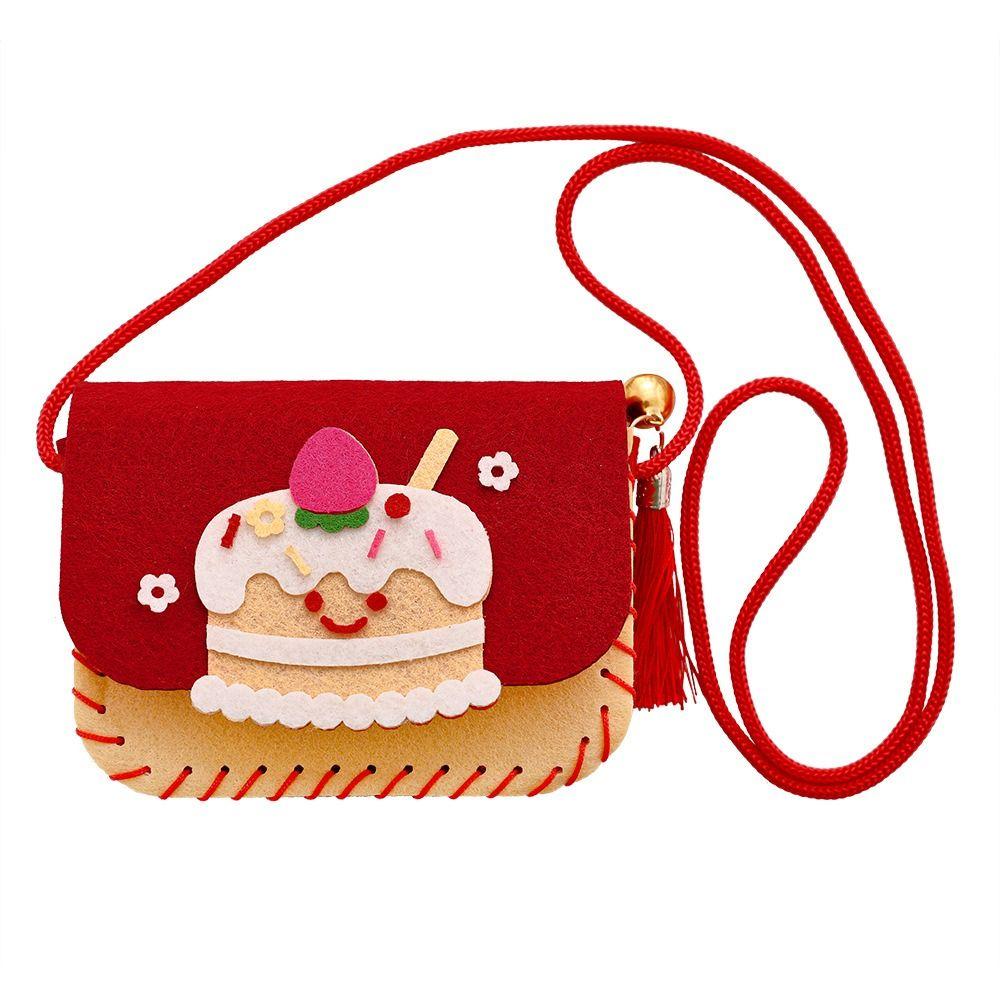 Cartoon Handmade Bag Crafts Art DIY Handbag Gift Crossbody Bag
