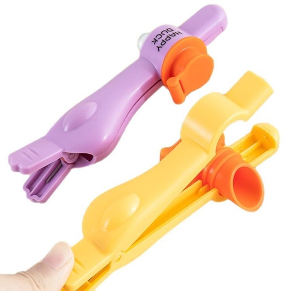 with Resealable Lid Snack Bag Clips Bag Sealer Clips  for Kitchen Seasoning and Snack Bags
