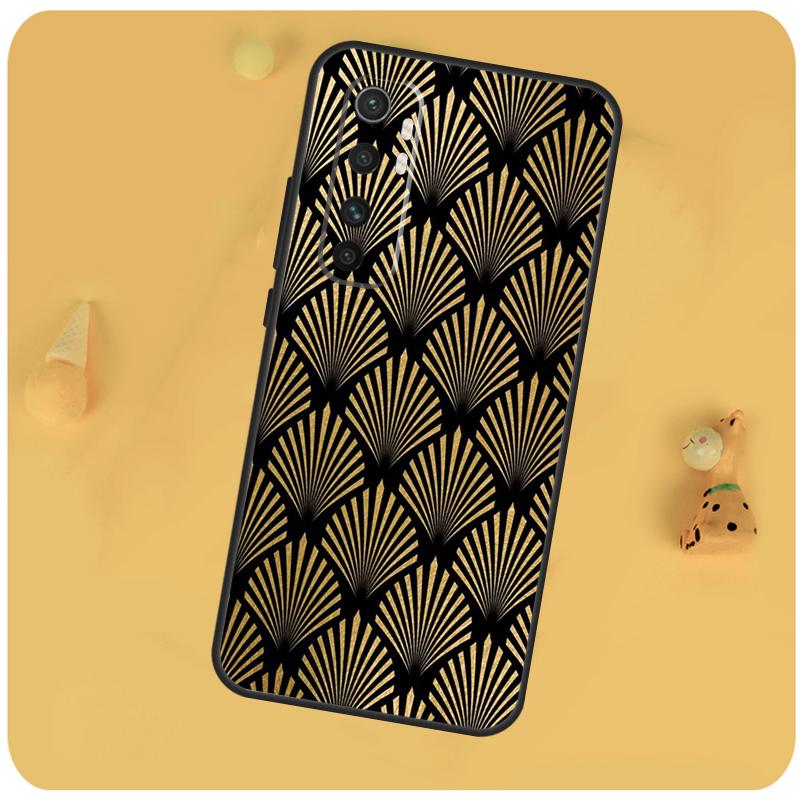Luxury Gold Foil Art Case For Xiaomi 13 12 Lite 11T 12T Pro 12X Cover For POCO F5 X3 X5 Pro X4 F4 GT F3 M5s C40