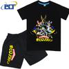 My Hero Academia anime costume kids T-shirt set pure cotton short-sleeved shorts 2-piece set for boys and girls