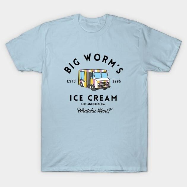 Big Worm s Ice Cream -  Whatchu Want?  - Los Angeles, CA T-Shirt Unisex T-Shirt XL