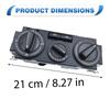 377 820 045D  5X0 820 045A ABS and Metal Black for  VW Gol Country 1996–2013 Air AC Heater Panel Climate Control Assy