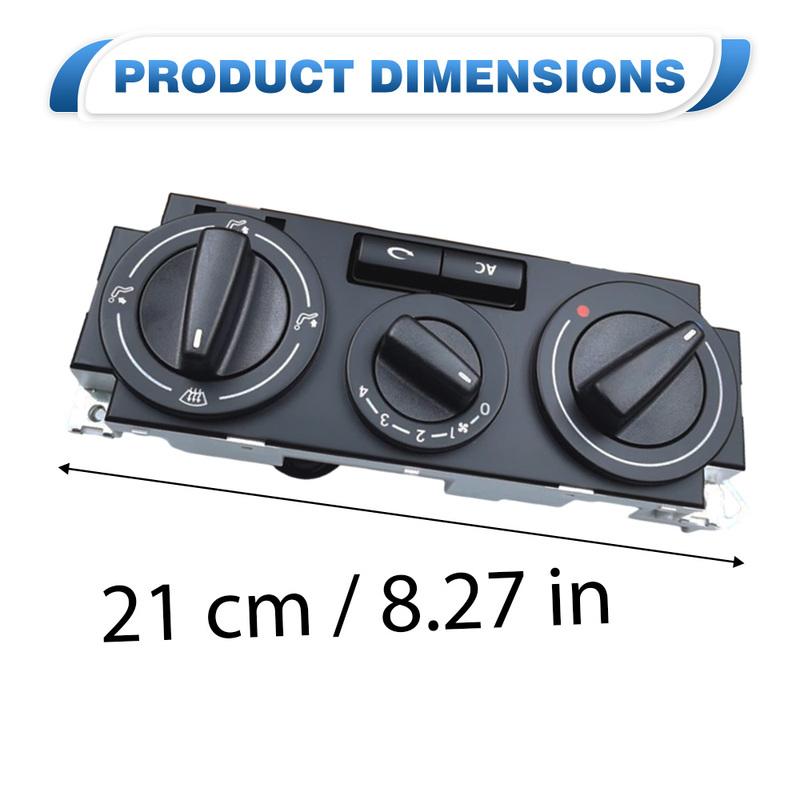 377 820 045D  5X0 820 045A ABS and Metal Black for  VW Gol Country 1996–2013 Air AC Heater Panel Climate Control Assy