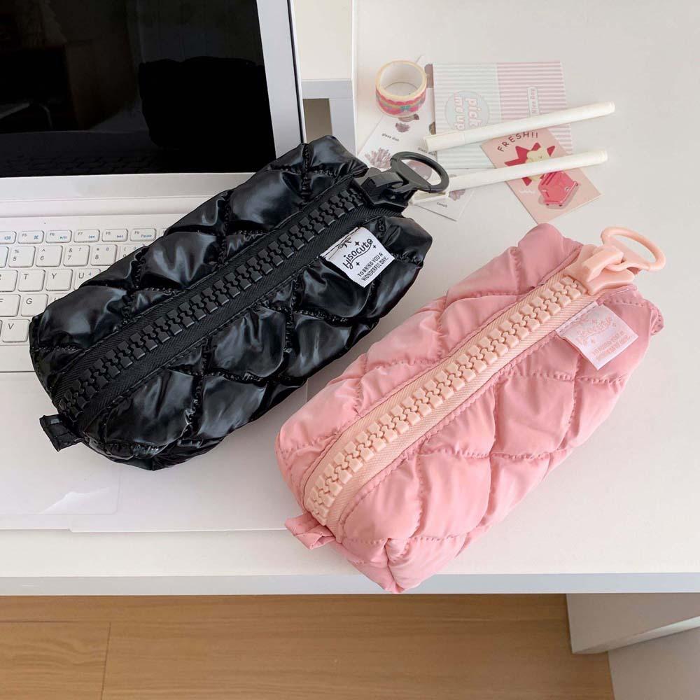 Stationery Organizer Stationery Bag Candy Color Pencil Case Large Pen Bag  Office Supplies