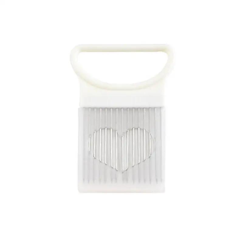 

Креативная терка для лука из нержавеющей стали, держатель для лука, простая ручная терка, резак для фруктов и овощей, инструменты для картофеля, фруктов и овощей белый