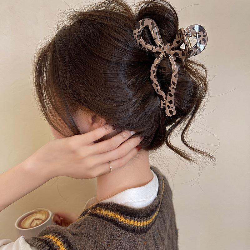Fermagli a forma di granchio in acrilico per donne, fermagli trasparenti a forma di squalo, fermagli a forma di forbici, fermagli per capelli, accessori per acconciature da bambina