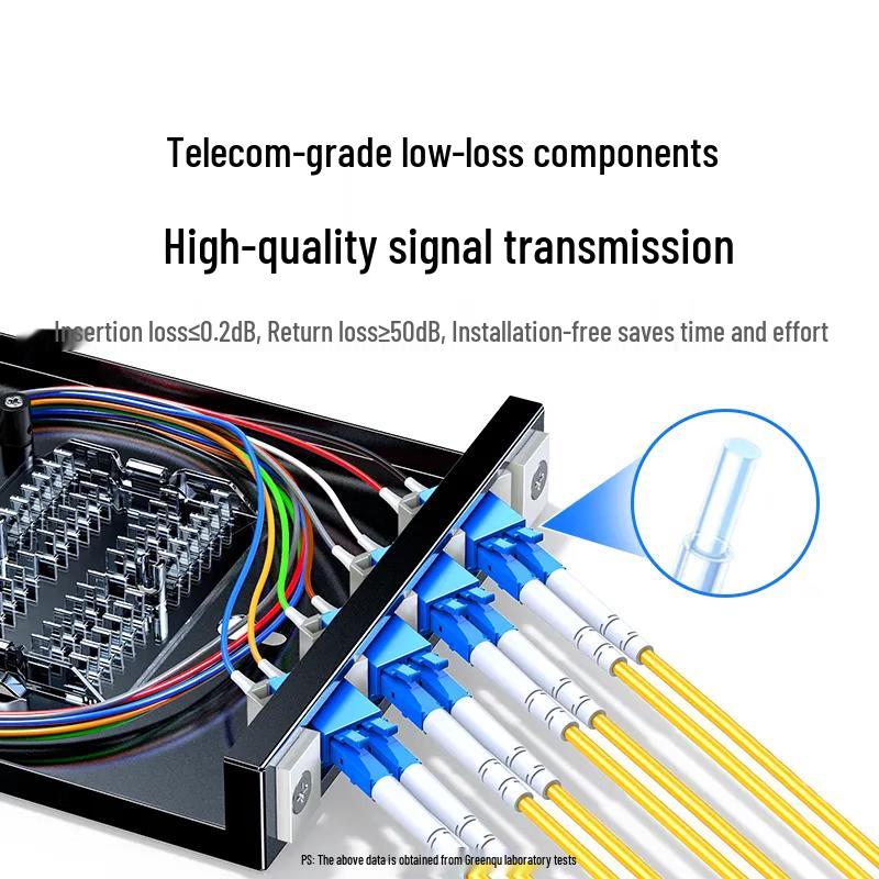 Ugreen NW380 4-Port 8-Core LC Single-Mode Fiber Optic Terminal Box