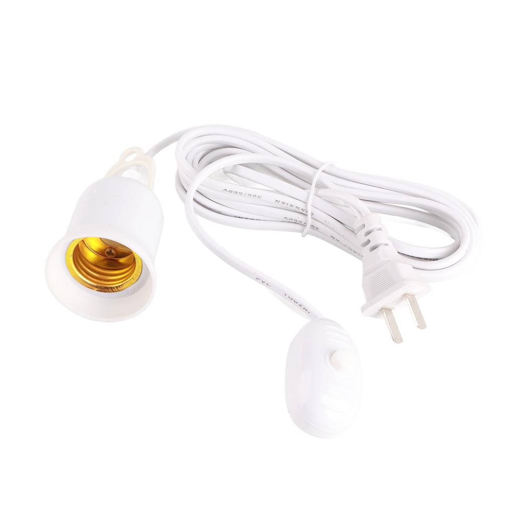 Household E27 Screw Head Wire Socket Electric Bulb Hanging Hanging Lampholder Wire