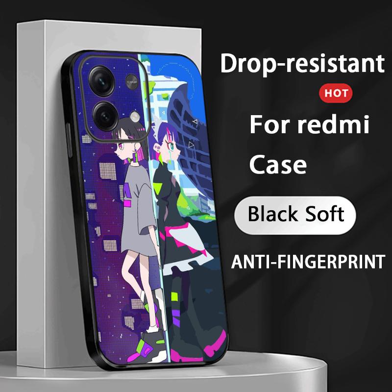 Zutomayo anime singer pattern design Phone Case For Redmi Note 14 13 12 11 Pro Plus S 5G 14C A3 Soft Black Phone Cover