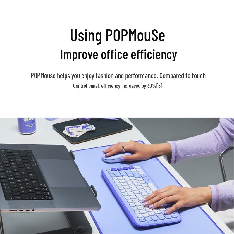 Logitech POP ICON COMBO Wireless Bluetooth Keyboard and Mouse Combo