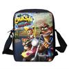 Child Backpacks Cartoon Crashs Bandicoots Shoulder Bag Pencil Case Pupil Large Capacity School Bags For Boys Girls Best Gift