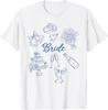 Bride Future Mrs Bow Bridal Party Wedding Bachelorette T-Shirt