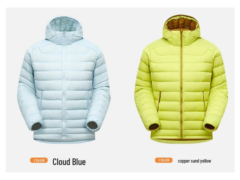 2025 New Style Lightweight Warm Winter Down Jacket – White Duck Down, Loose Fit, Thickened Puffer