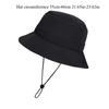 Men Women Summer Sun Hat UV Protection Bucket Hat Outdoor Hiking Fishing Breathable Basin Cap Ponytail Design