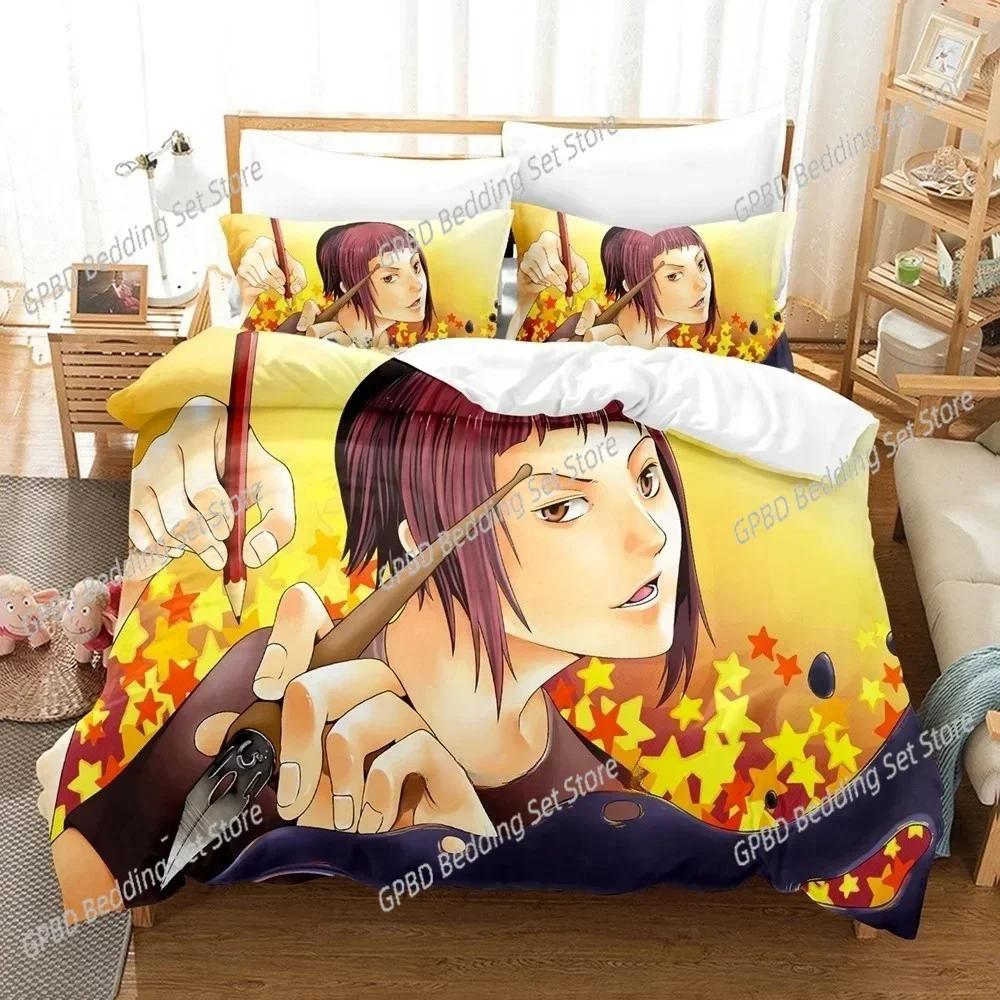 Anime Bakuman 3D NEW Duvet Cover Pillowcase Bedding Set Adult Boy Girl Bedroom Decoration Children Single Double Large