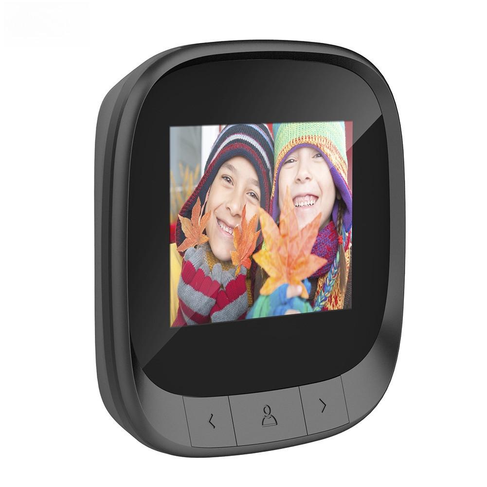 2.4 Inch LCD 90 Degree Outdoor Infrared Camera Door Viewer Smart Digital Cat Eye Doorbell Eye Electronic Peephole Doorbell