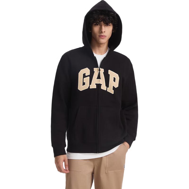 

GAP Унісекс Флісовий світшот з капюшоном з логотипом Carbon Brushed XS