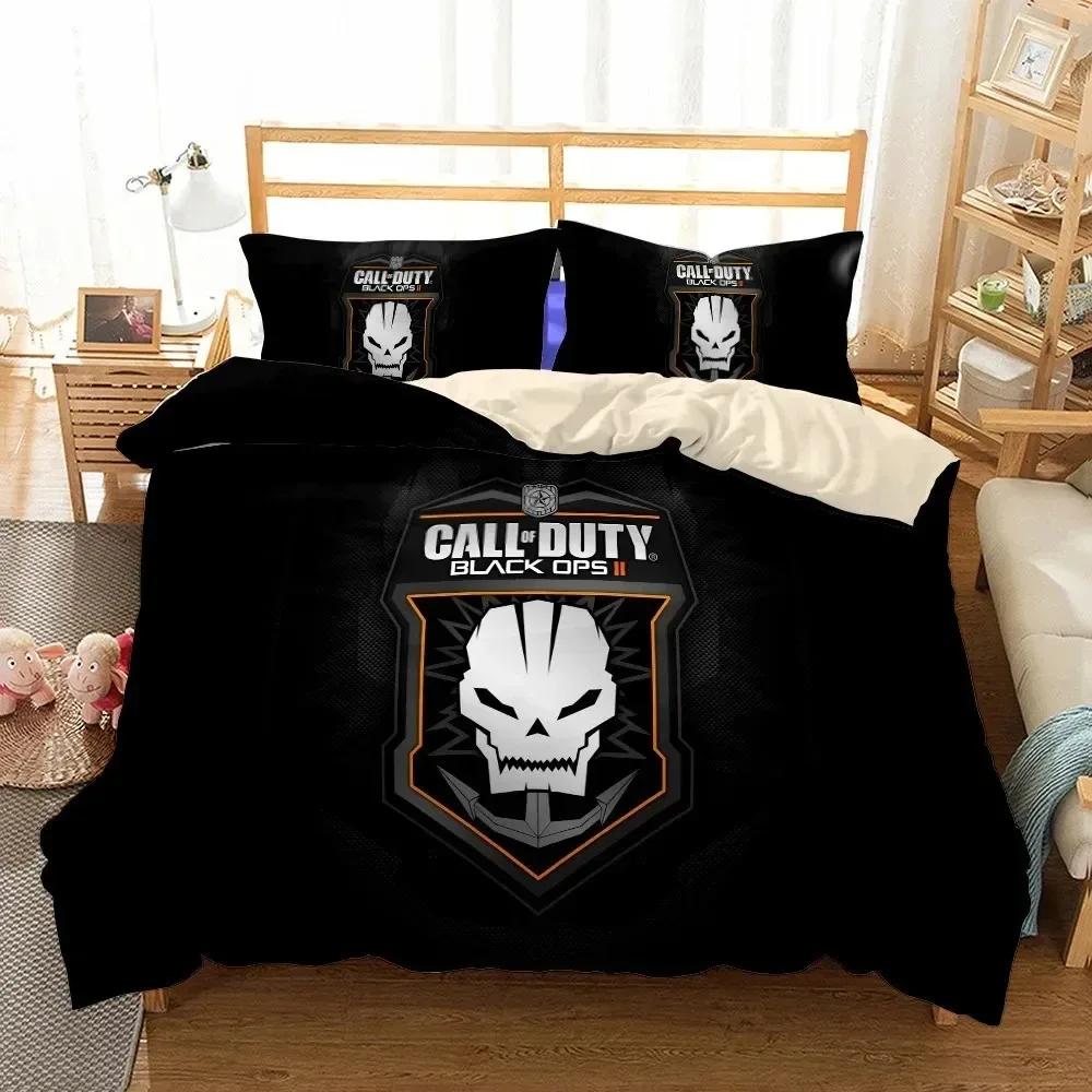 New 3D Print Call-of-duty Bedding Set Single Twin Full Queen King Size Game Shooting Bed Set Adult Kid Bedroom Duvet Cover Sets