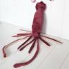 65cm Cute Wine Red Squid Animal Doll Soft Cartoon Plush Toys For Boys And Girls Halloween Holiday Birthday Gifts