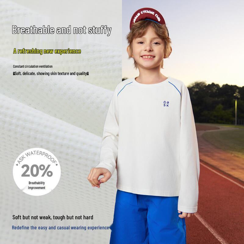 ASK JUNIOR Boys  Long-Sleeve Sport T-Shirt 160
