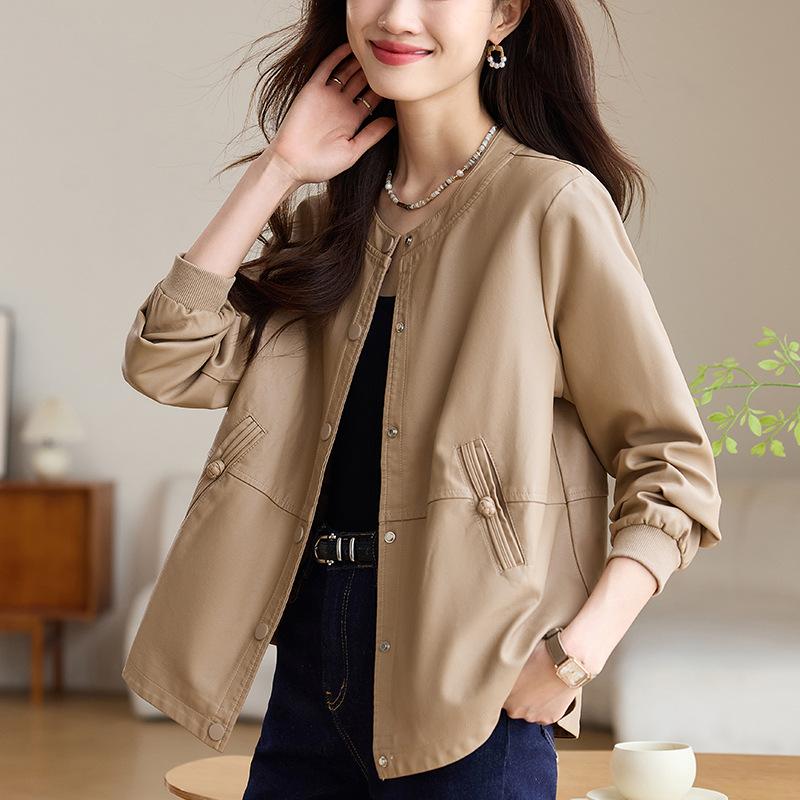 Kurzmantel für Damen im Herbst, neuer angesagter Stil, High-End-Casual, altersreduzierend, Western-Stil, High-End, angesagter Stilmantel