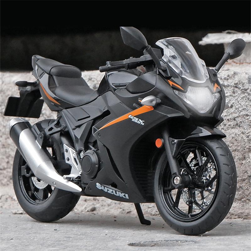 1/12 Suzuki GSX-250R Legierung Rennmotorrad Modell Simulation Druckguss Metall Wettbewerb Motorrad Modell Sammlung Kind Spielzeug Geschenk