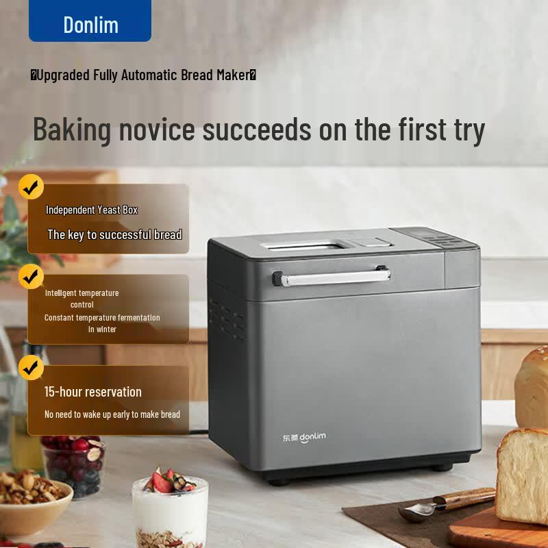 Donlim Smart Automatic Bread & Dough Maker DL-4705 CN plug (adapter included)