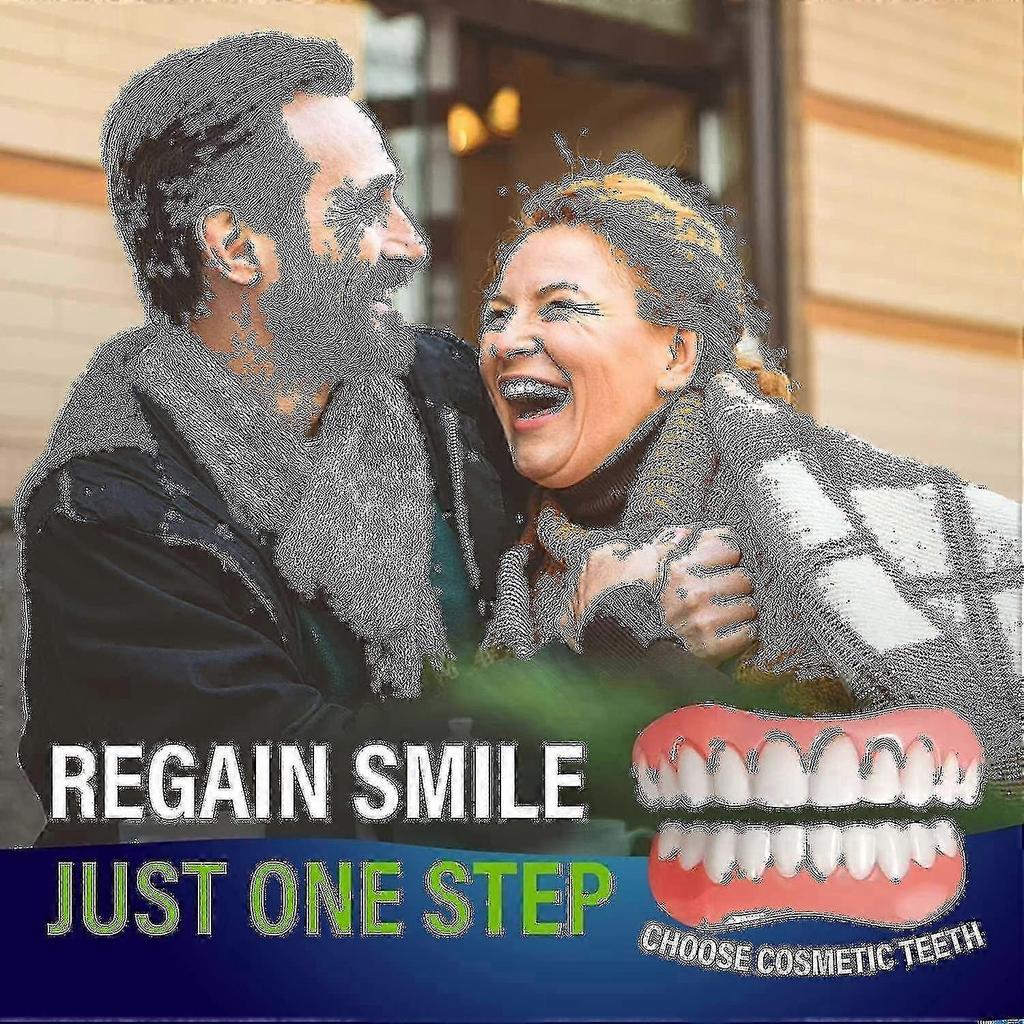 2 Sets Of Dentures, Upper And Lower Jaw Dentures, Natural And Comfortable, Protect The Teeth, A Confident Smile