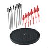 Model Painting Stand Base Holder Rotating Clip Sticks Set Spray DIY Hobby Parts