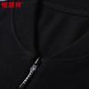 Hengyuanxiang Men's Baseball Collar Full-Zip Knit Cardigan