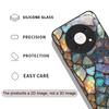 Stylish Purple-Crystal Marble Texture Tempered Glass Phone Case for Huawei Honor 200 100 90 80 Magic 7 Pro 6 5 Lite X9 X8 Covers