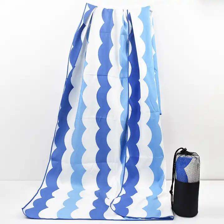 Free Custom Multi-Style Quick Drying Super Absorbent Sand-Free Microfiber Beach Towel with Logo Design All-Season Use