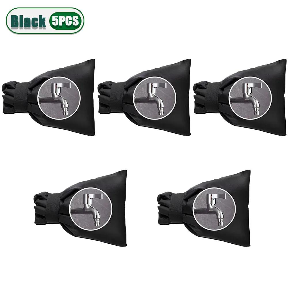 1-20PC Outdoor Faucet Cover Winter Freeze Protection Tap Insulated Sleeve Waterproof Anti Crack Spigot Bag Garden Pipe Protector