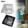 10 Pack of Plastic Net Pots for Efficient Aeration In Aquaponic Gardening