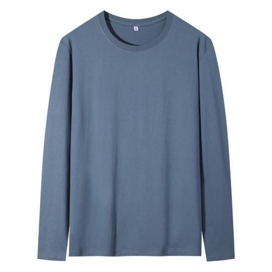 New Base Shirts 2024 Spring Summer Mens O-Neck T-Shirt Long Sleeve T Shirt Male Solid Tshirt Man Clothing Tshirt Men Tops Tees