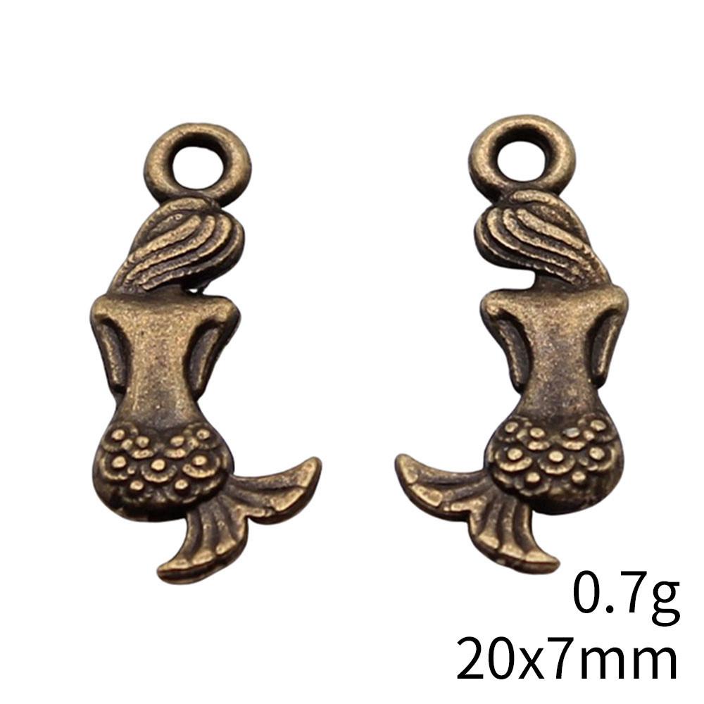 Back To School Charm Bracelet Italian Mermaid Charms Pendant Biz Pendants For Jewelry Crafting